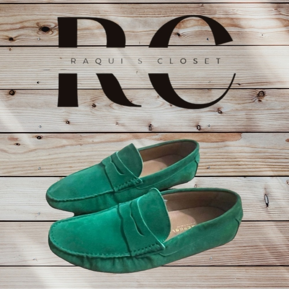 Green Loafers for Men